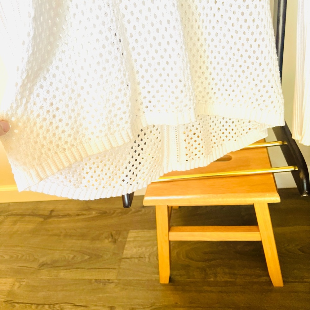 Prana White Knit Sweater View 4